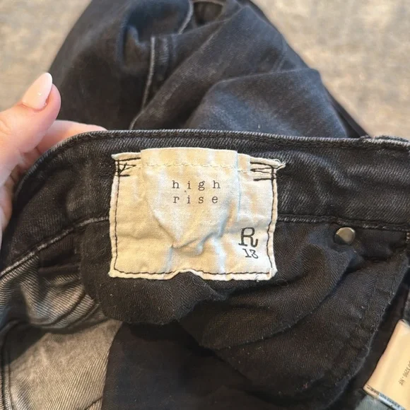 R13 High Rise Skinny Black Jeans - Picture 16 of 16